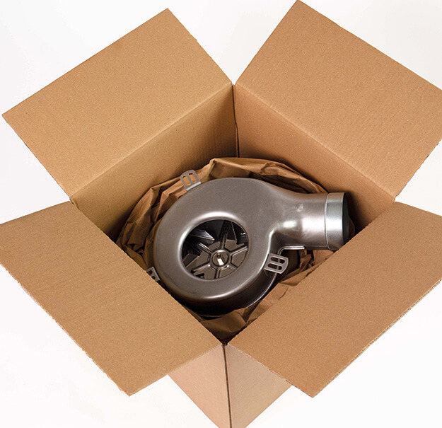 Sistema di riempimento con carta: funzione protettiva e riempitiva